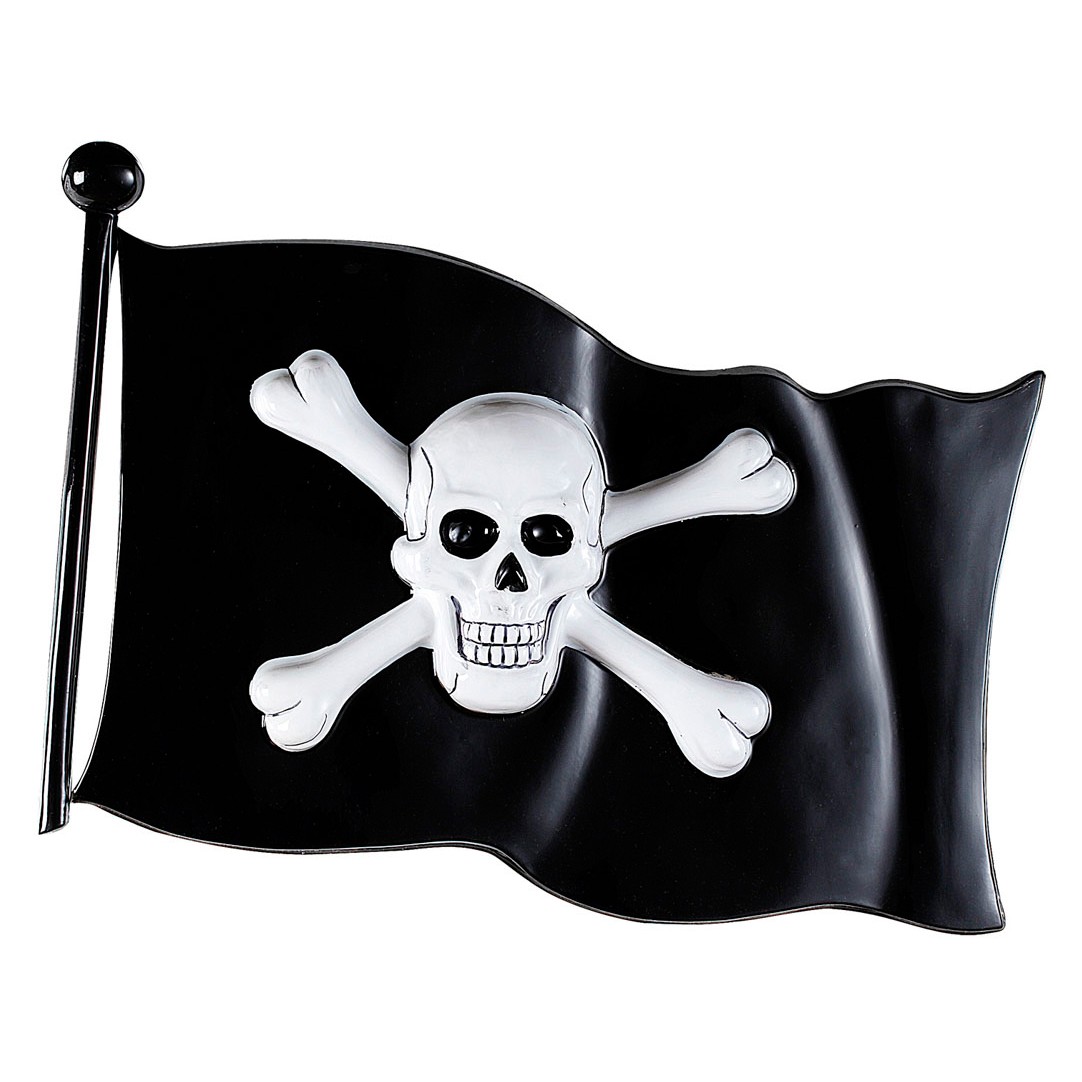 Blackbeard Piratenflagge 45x32cm